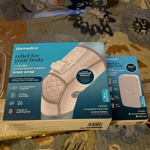 Homedics Modular Compression Knee Wrap with Rechargeable Battery
